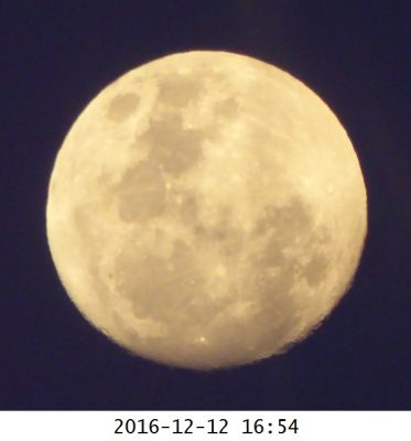 Full moon December 2016