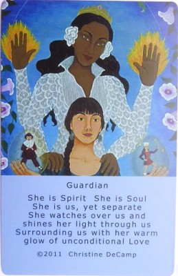 Guardian - Wild Spirit Wisdom Oracle Card by Christine DeCamp