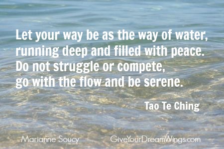 Water quote tao te ching Marianne Soucy Give Your Dream Wings